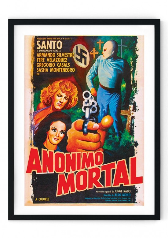 Anonimo Mortal Retro Film Poster
